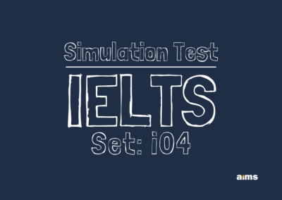 Private IELTS Simulation Test: Set i04