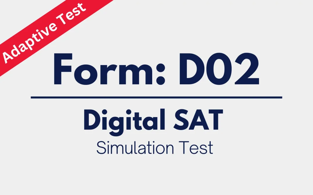 Private SAT Simulation Test: Form D02