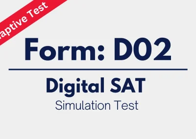 Private SAT Simulation Test: Form D02