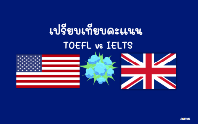 เปรียบเทียบคะแนน TOEFL vs IELTS